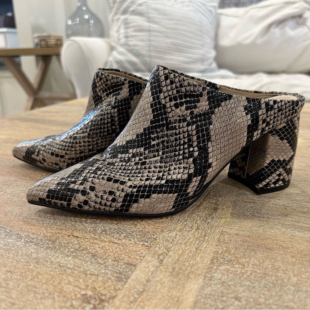 Marc Fisher Heeled Mules-size 7.5